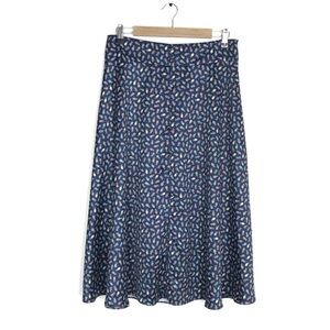 Anthropologie Hutch Pineapple Print A-Line Midi Skirt